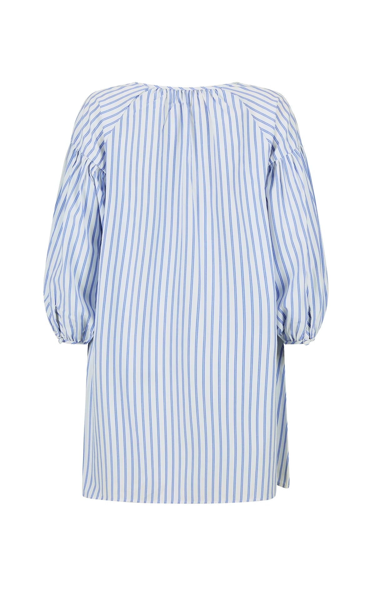 Araminta James - AJ Stripe Dress Sky Blue