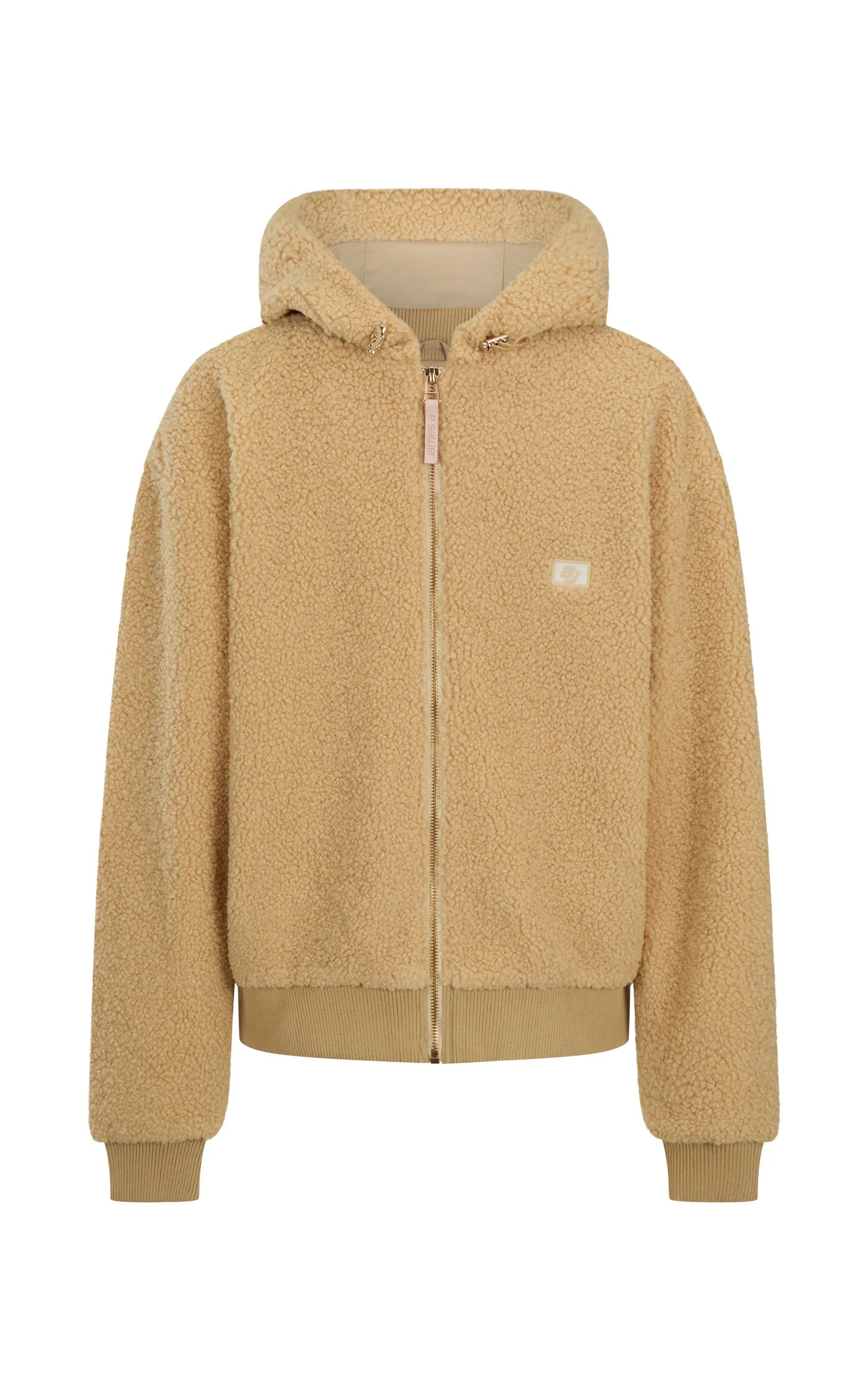 Araminta James - Sherpa Hooded Jacket Macadamia