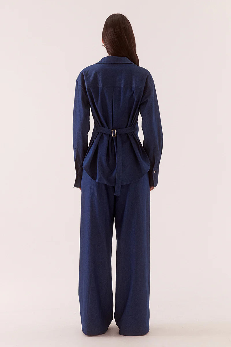 Sovere Studio - Quin Shirt - Mid Wash Blue