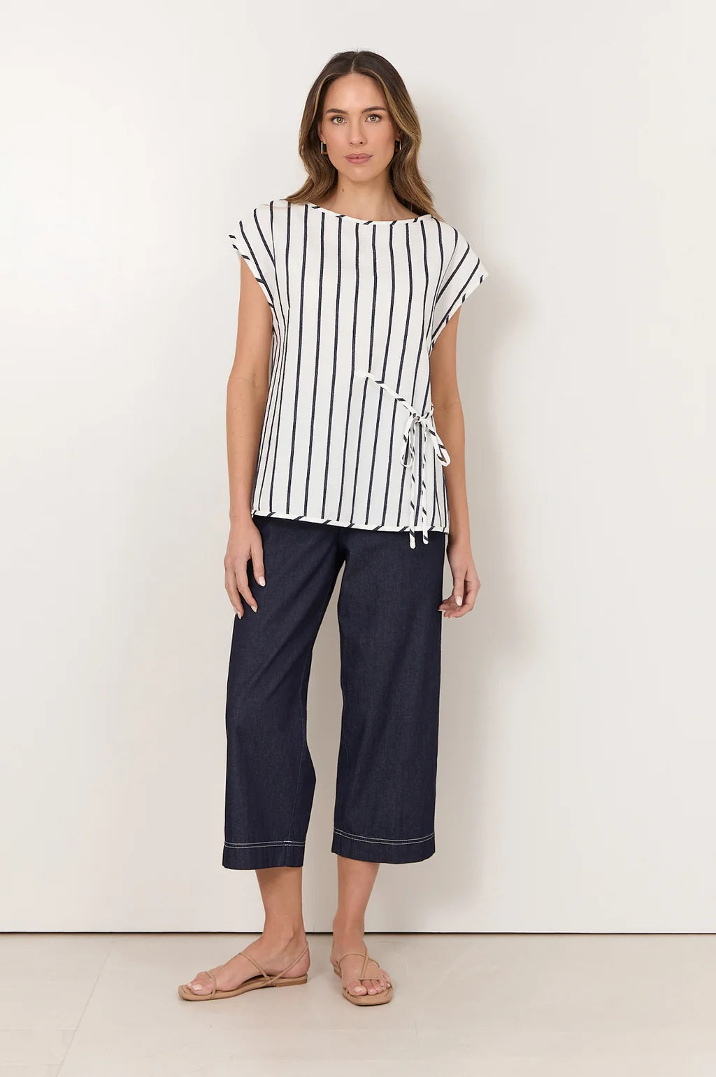 Adorne - Lennox Tie Detail Top