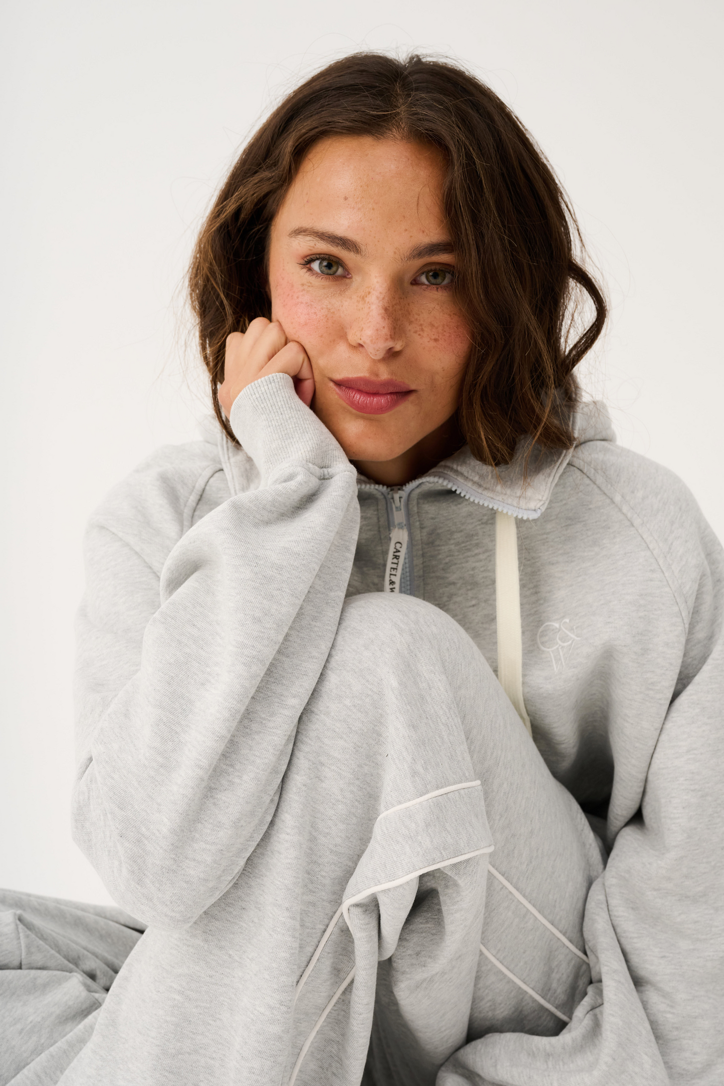 Cartel & Willow - Teagan Hoodie - Grey