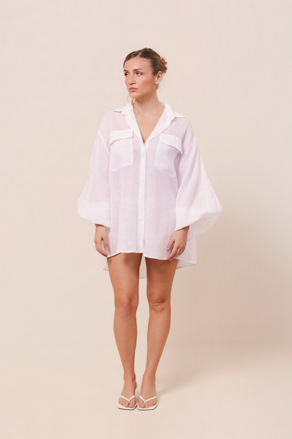 CocoWillow - Lillian Shirt - White