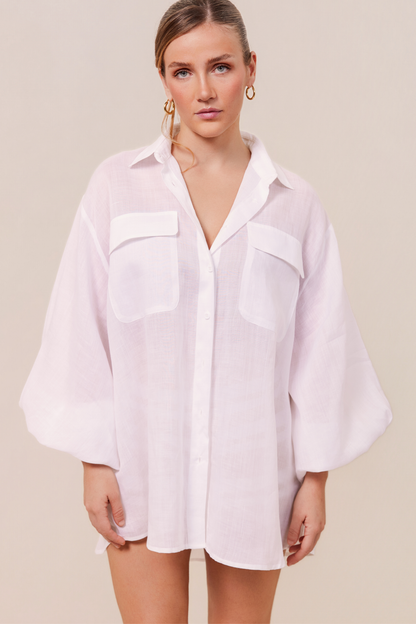 CocoWillow - Lillian Shirt - White
