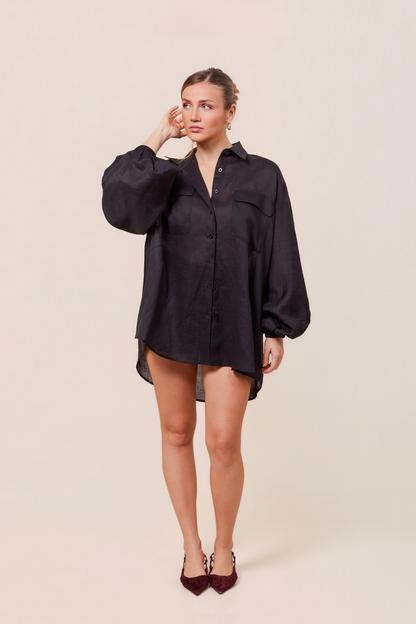 CocoWillow - Lillian Shirt - Black