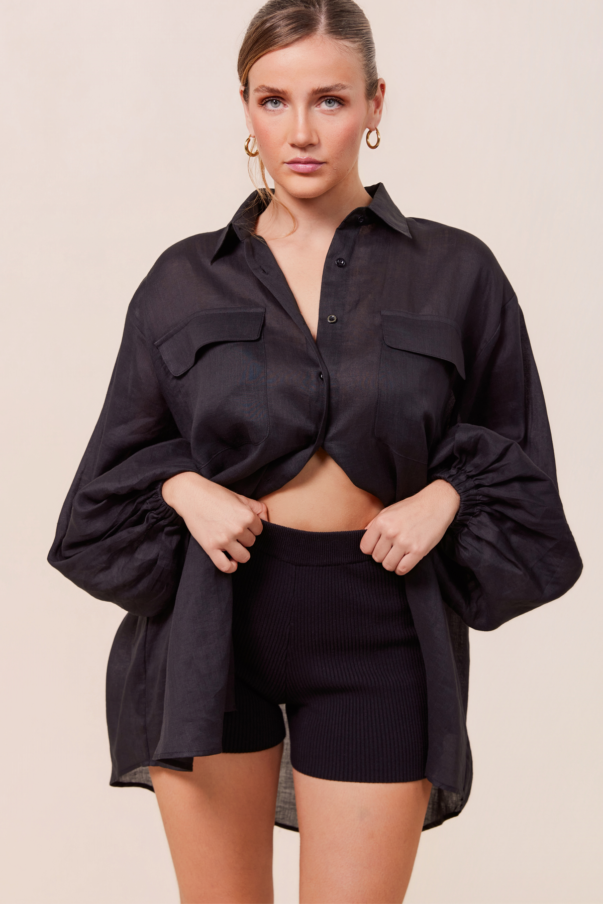 CocoWillow - Lillian Shirt - Black