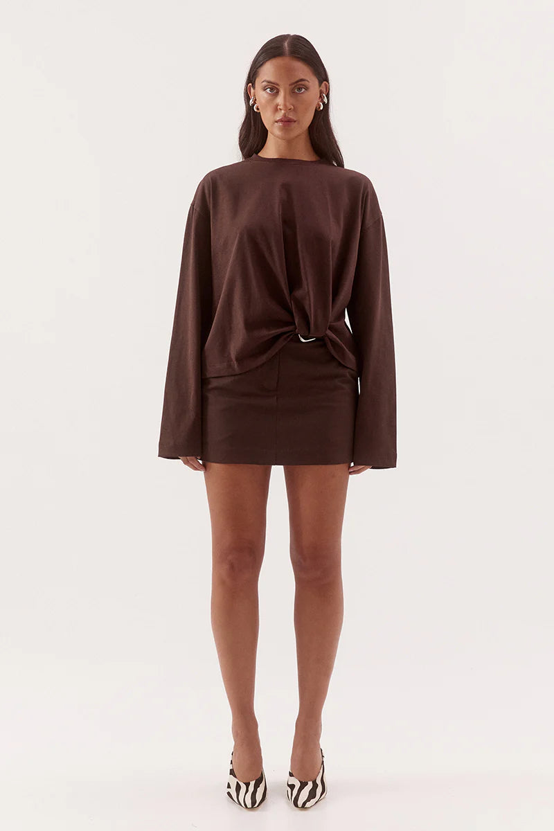Sovere Studio - Izel Longsleeve - Espresso