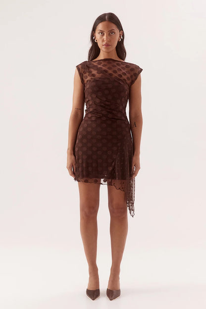 Sovere Studio - Blyth Mini Dress Chocolate