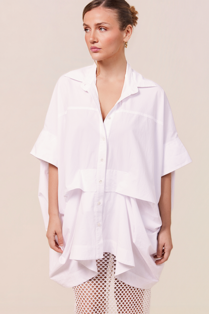 Cocowillow - Boyfriend shirt - White