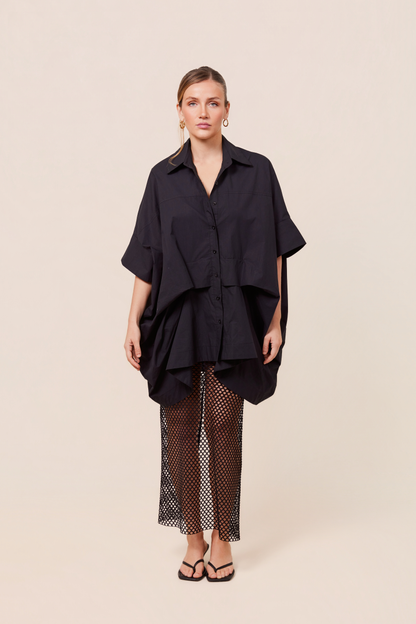 Cocowillow - Boyfriend Shirt - Black