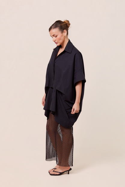 Cocowillow - Boyfriend Shirt - Black