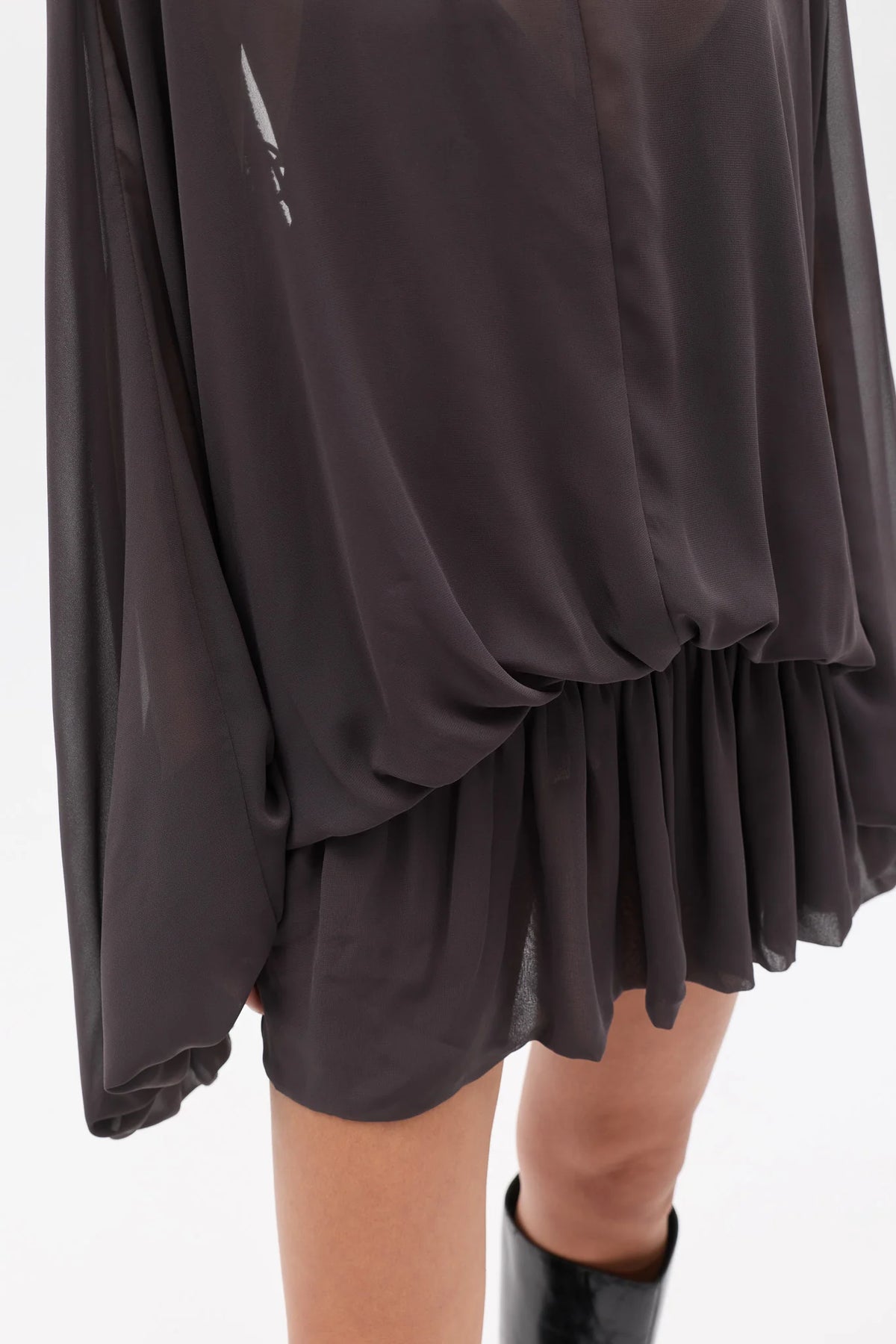 The Bayse - Evariel Mini Dress Truffle