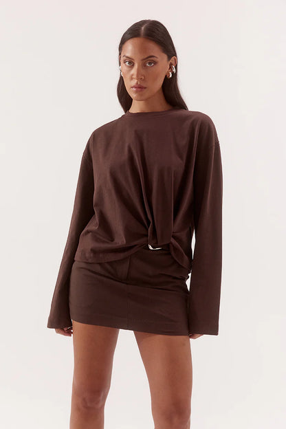 Sovere Studio - Izel Longsleeve - Espresso