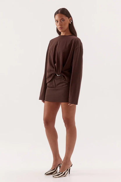 Sovere Studio - Izel Longsleeve - Espresso