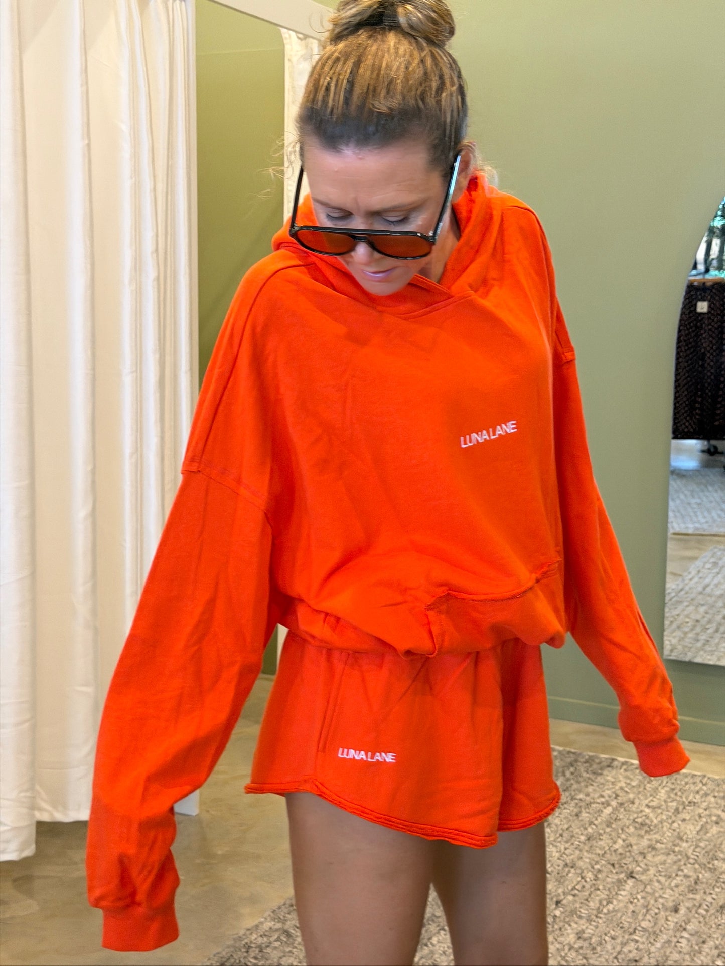 Luna Lane - Macy Shorts - Chilli