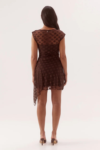 Sovere Studio - Blyth Mini Dress Chocolate