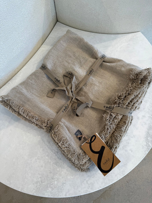 Eadie Lifestyle - Luca Boho Linen Throw