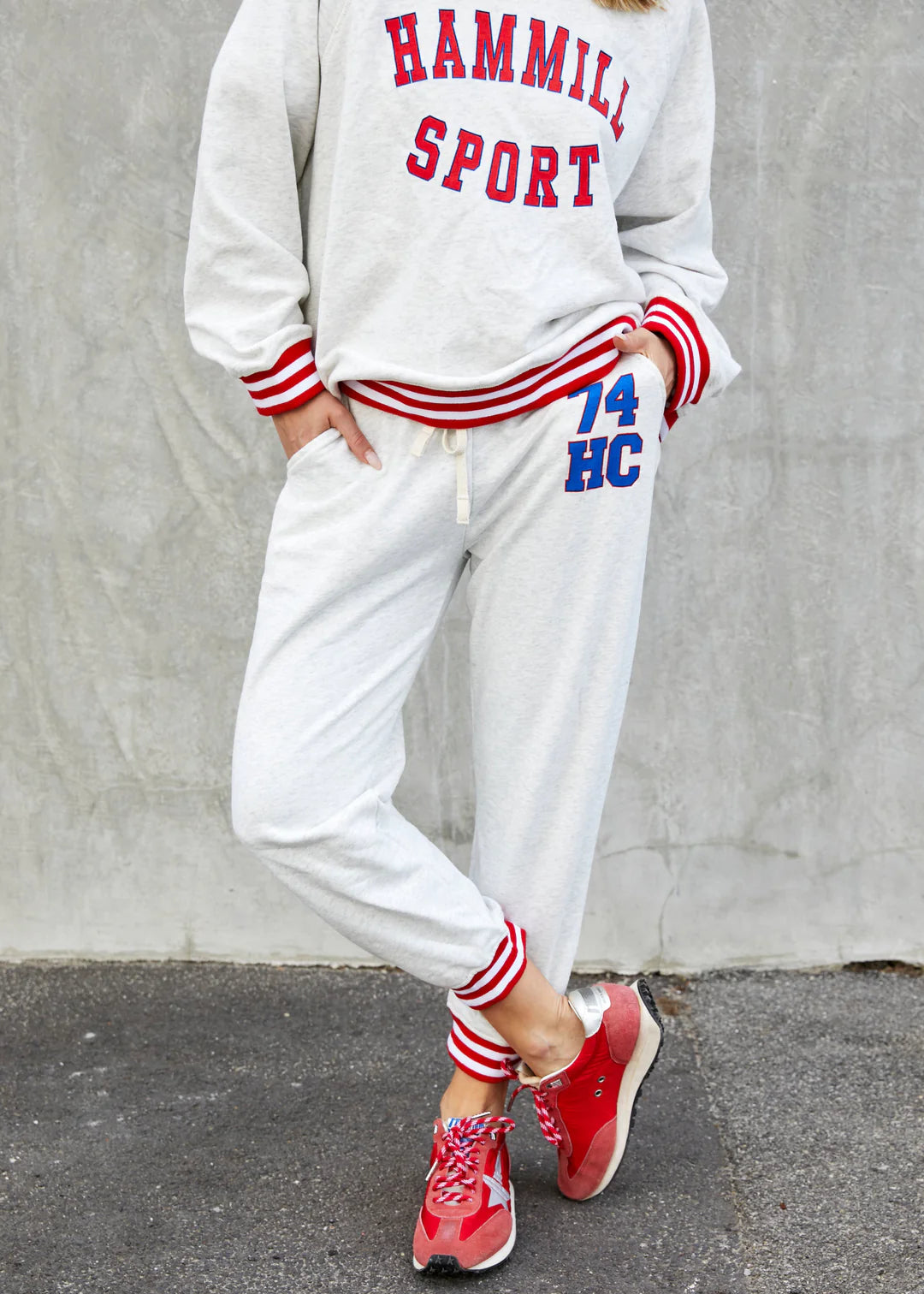 Hammill and Co - Track Pant Oatmeal