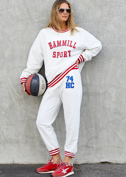 Hammill and Co - Track Pant Oatmeal