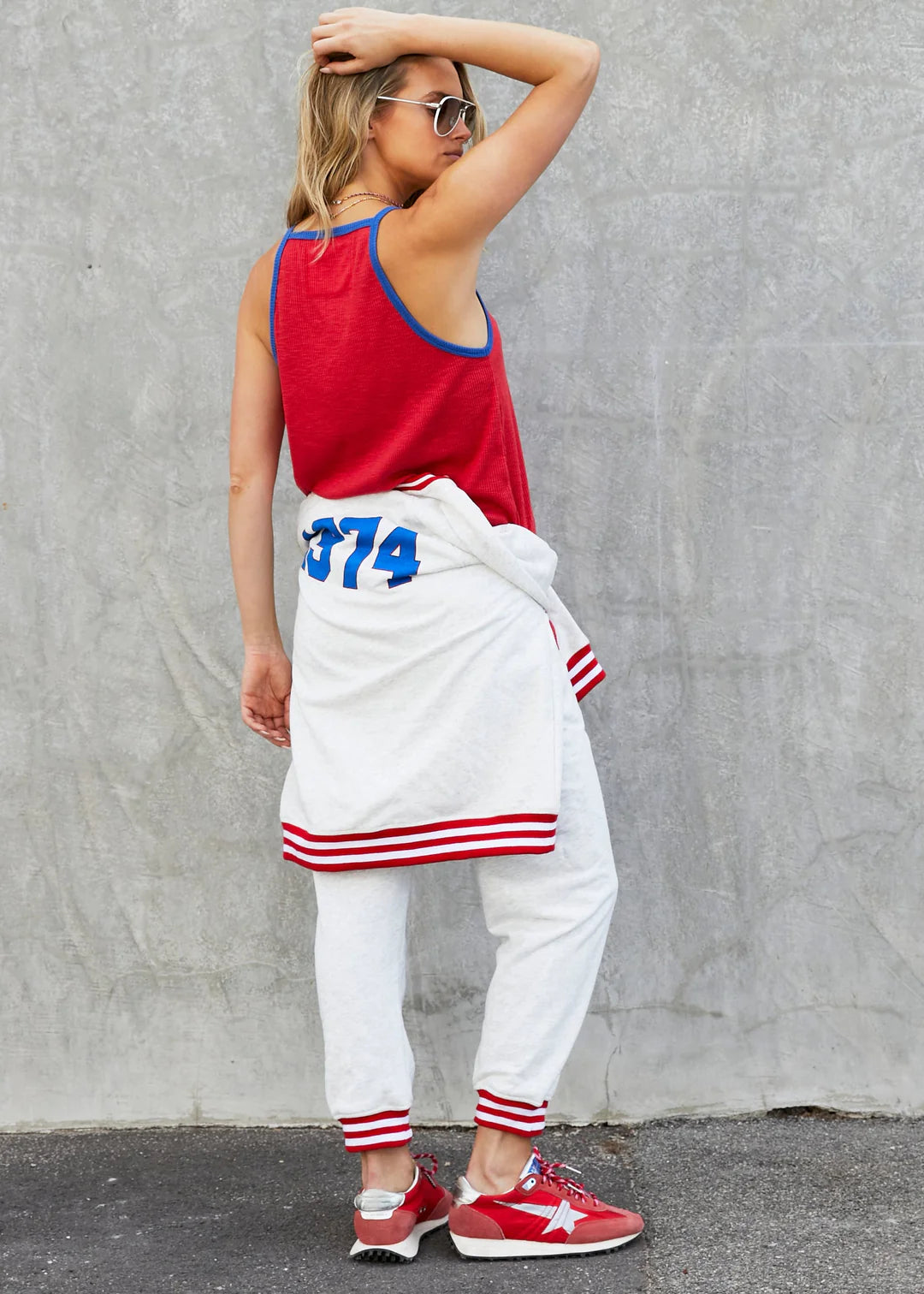 Hammill and Co - Rib Tank Red