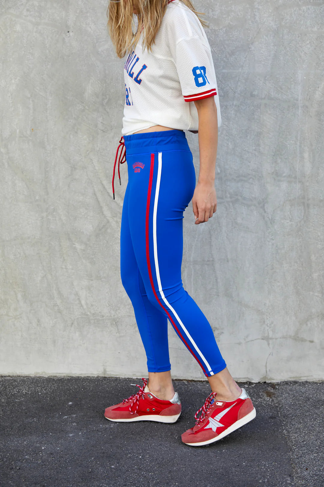 Hammill and Co - Varsity Leggings Blue/Red/White