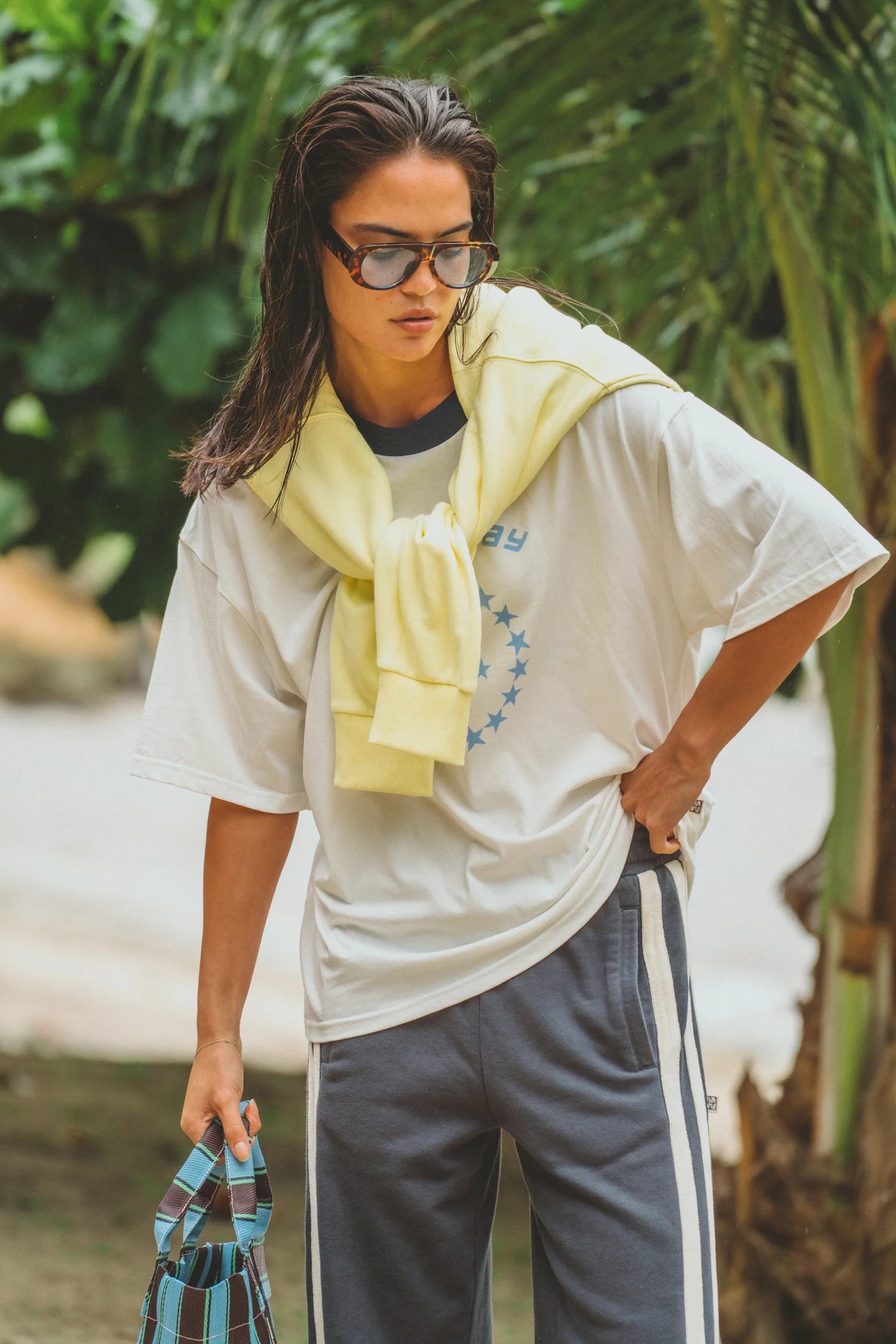Araminta James -Speedway oversized Tee