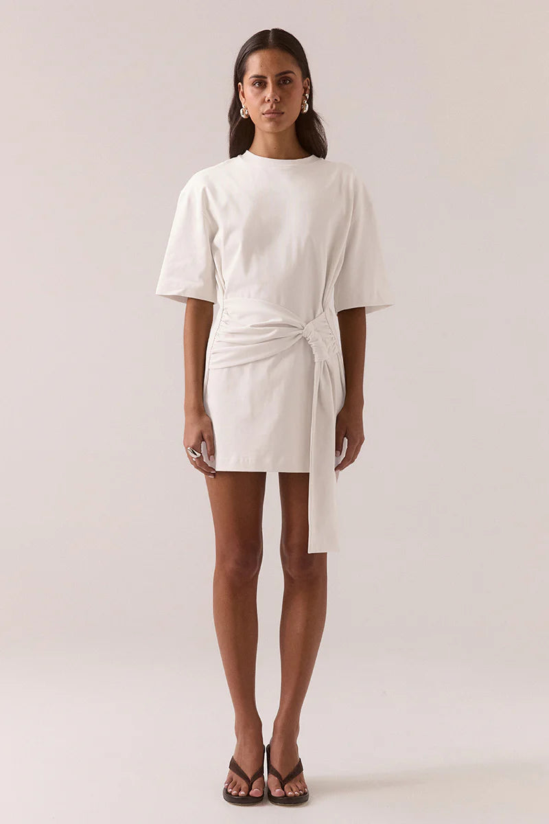 Sovere Studio - Delani Tee Dress White