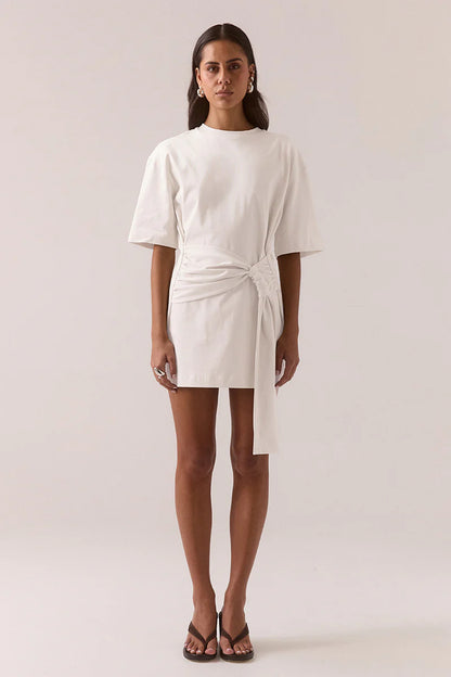 Sovere Studio - Delani Tee Dress White