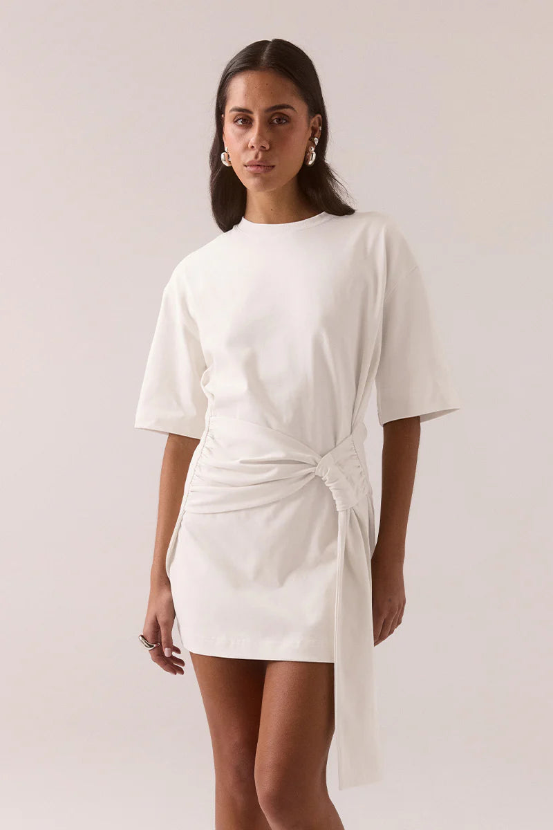 Sovere Studio - Delani Tee Dress White