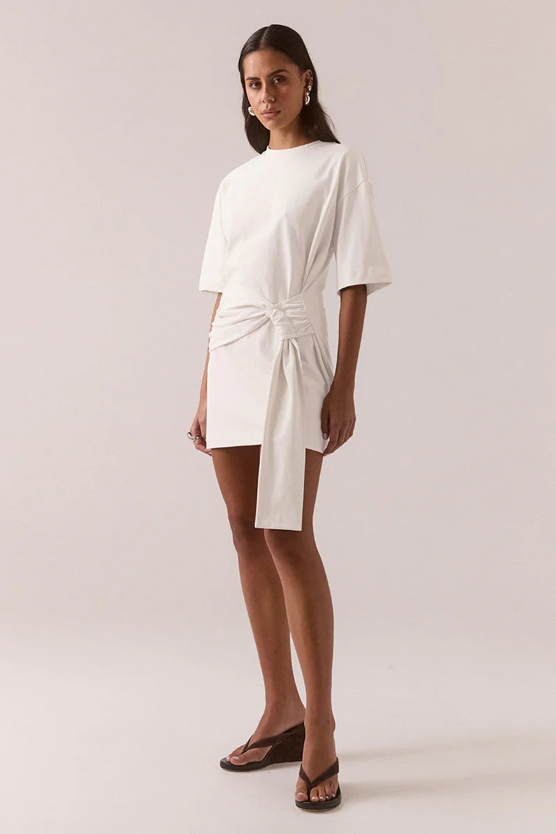 Sovere Studio - Delani Tee Dress White