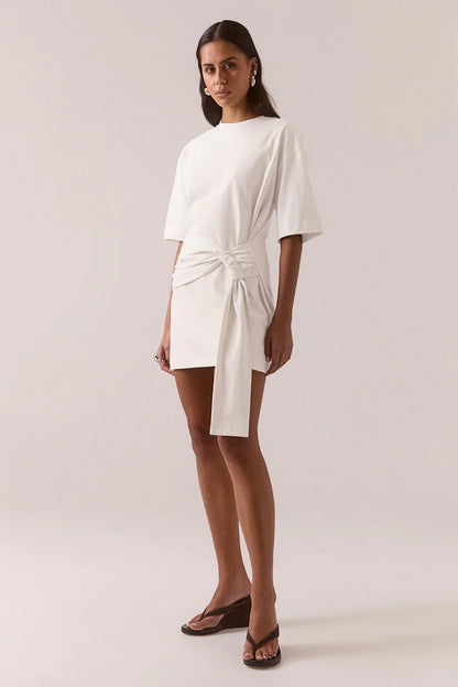 Sovere Studio - Delani Tee Dress White