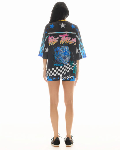 The Tales - 05 Racer black  Football Jersey black
