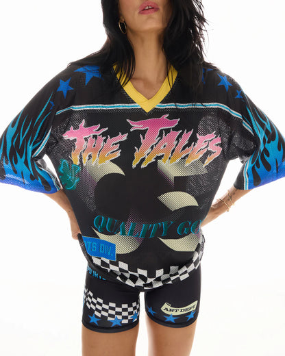 The Tales - 05 Racer black  Football Jersey black