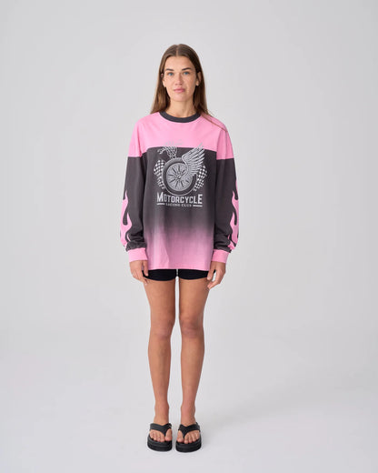 Near The Sea - Motorcycle Racing club longsleeve
