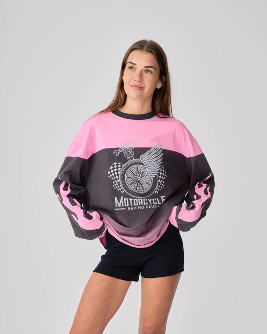 Near The Sea - Motorcycle Racing club longsleeve