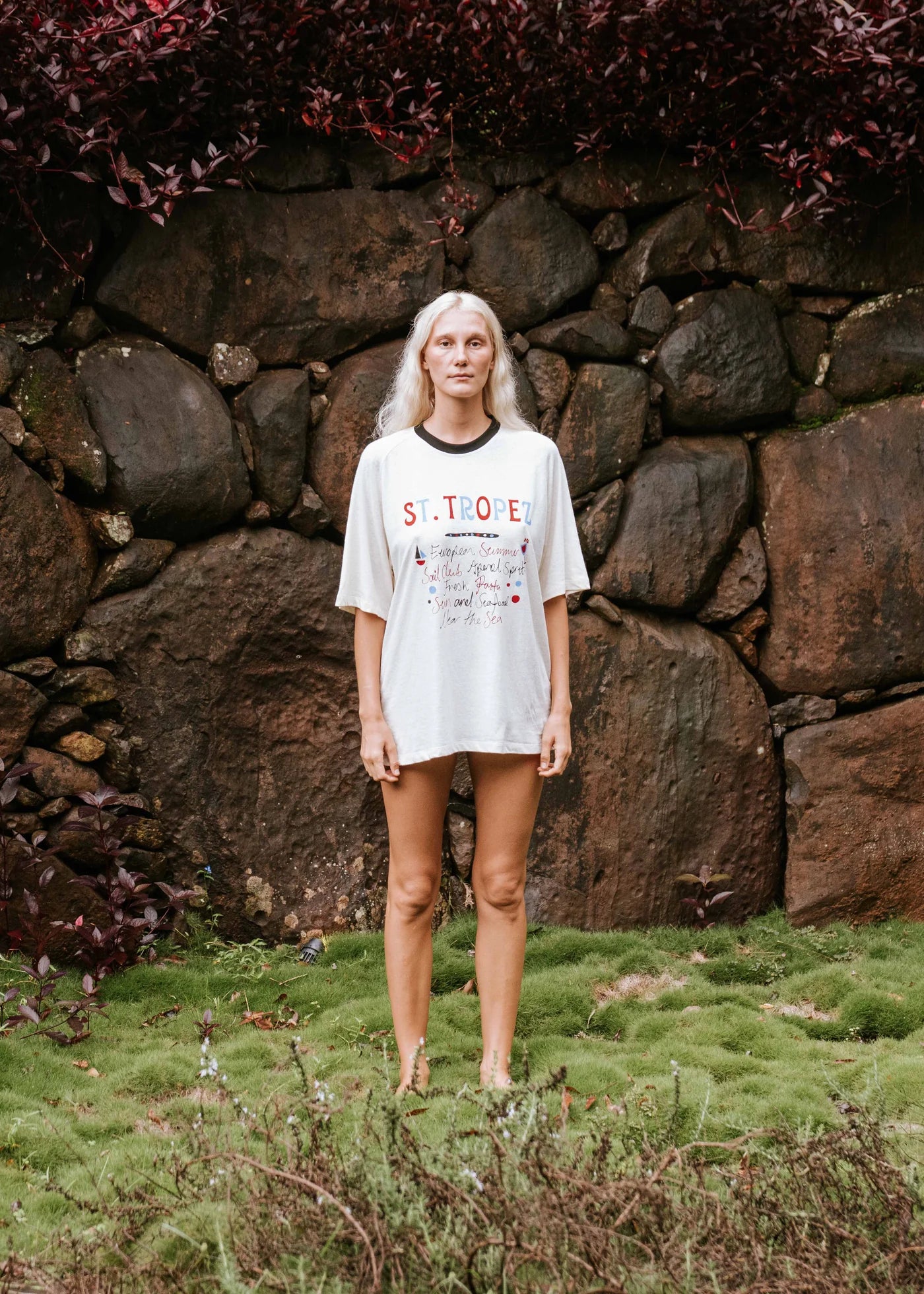 Near The Sea - St tropez Hemp  Tee