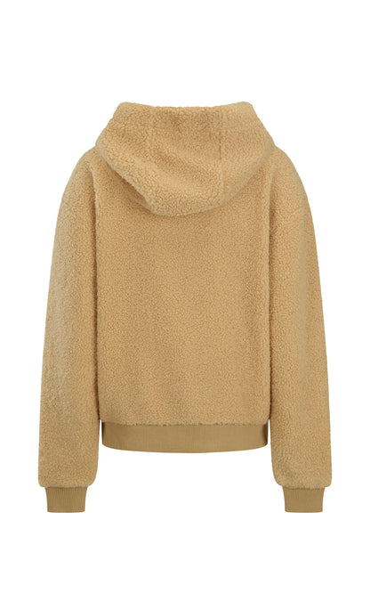 Araminta James - Sherpa Hooded Jacket Macadamia