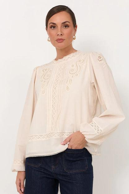 Adorne - Lou Cut Out Lace Top