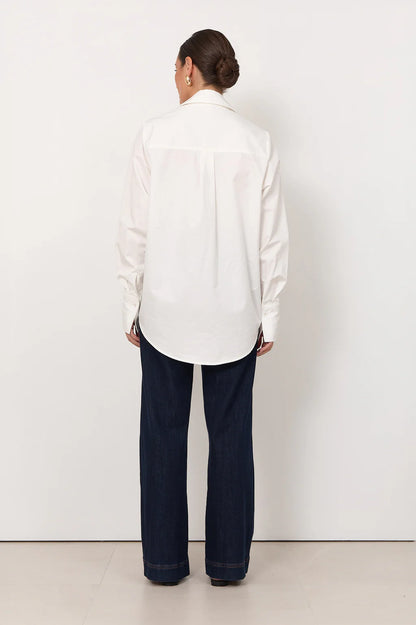 Adorne - Raya Poplin Shirt White
