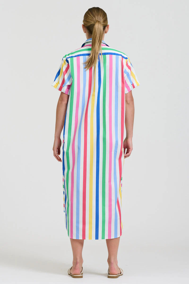 Shirty - Ashley shirt dress - Fiesta Stripe