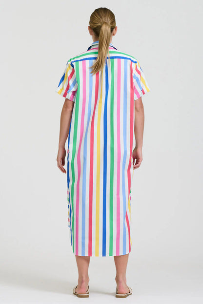 Shirty - Ashley shirt dress - Fiesta Stripe