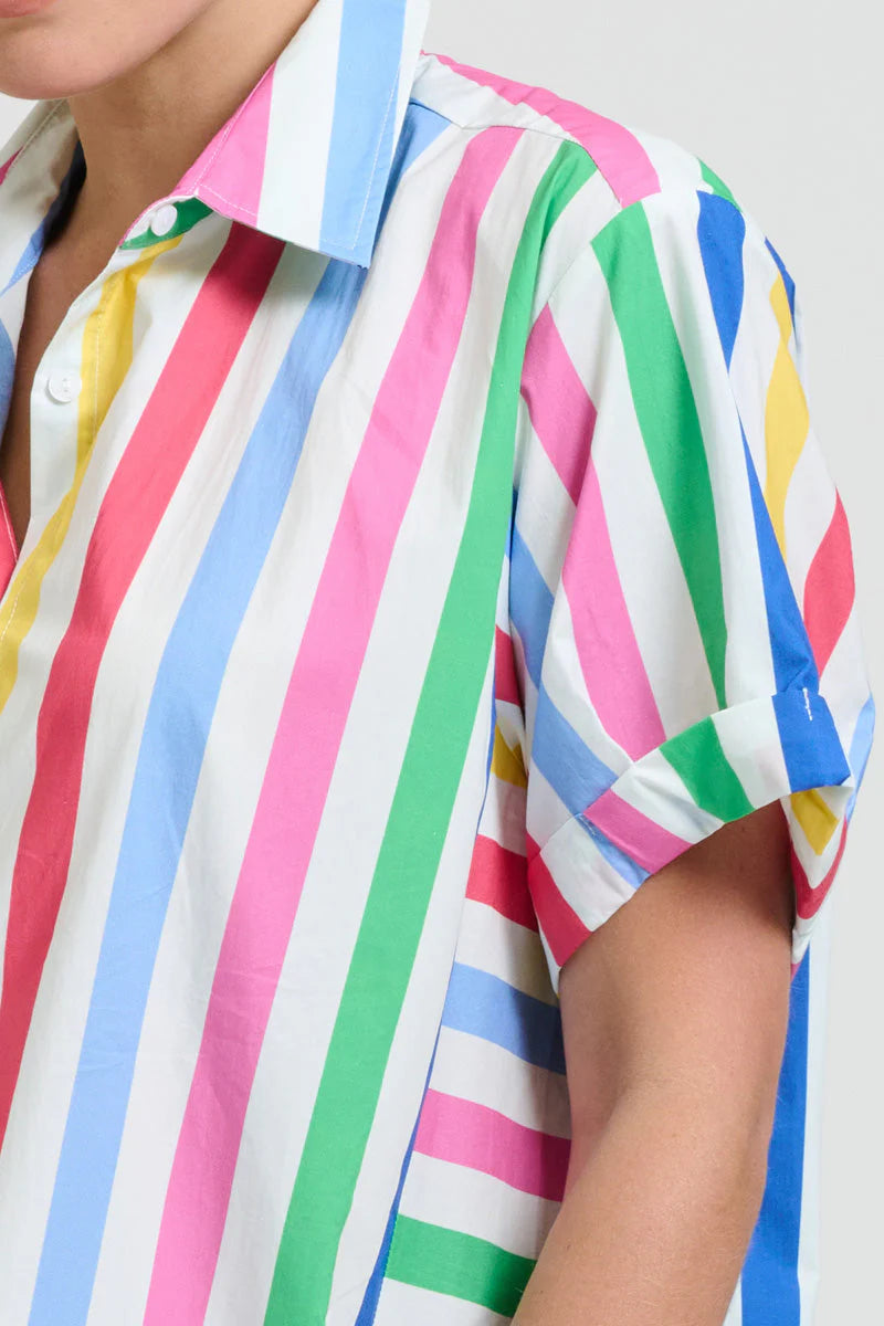 Shirty - Ashley shirt dress - Fiesta Stripe