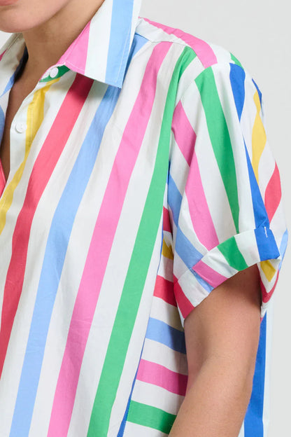Shirty - Ashley shirt dress - Fiesta Stripe