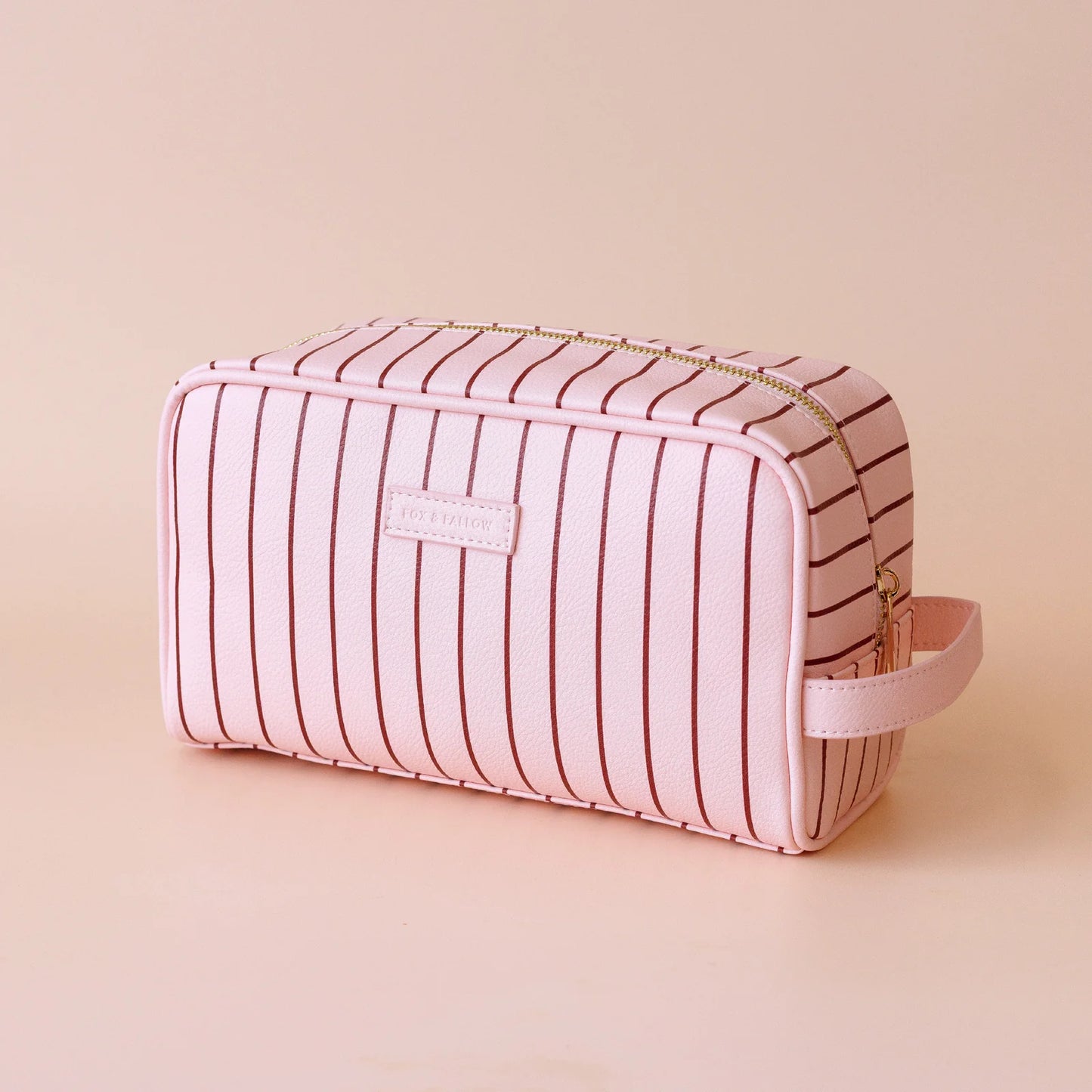 Fox & Fallow - Rose Pinstripe Wash Bag