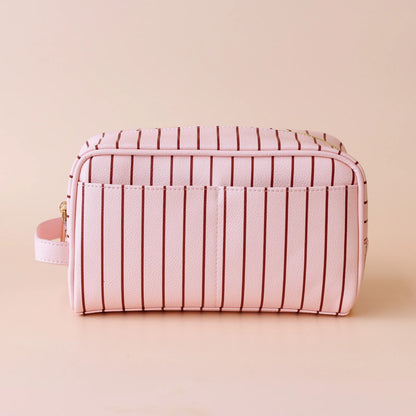 Fox & Fallow - Rose Pinstripe Wash Bag
