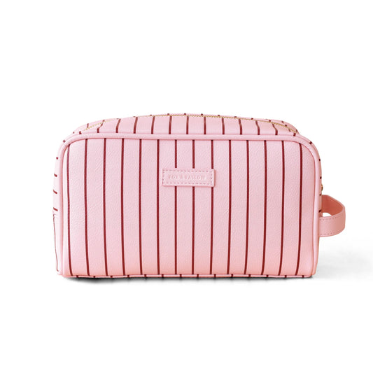 Fox & Fallow - Rose Pinstripe Wash Bag