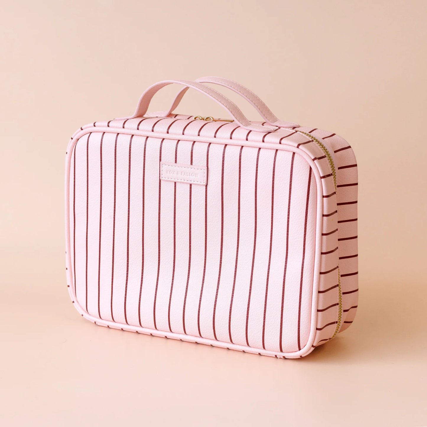Fox & Fallow - Rose Pinstripe Cosmetic Bag