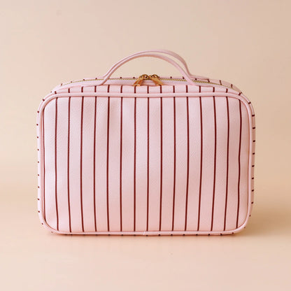 Fox & Fallow - Rose Pinstripe Cosmetic Bag
