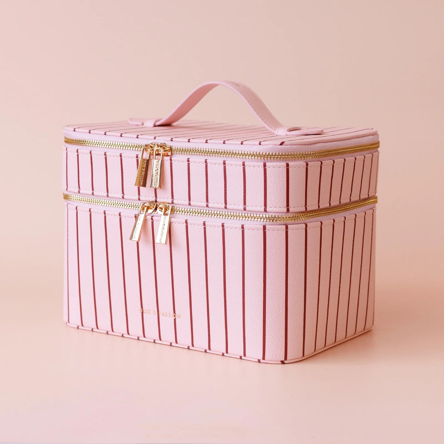Fox & Fallow - Rose Pinstripe Vanity Bag