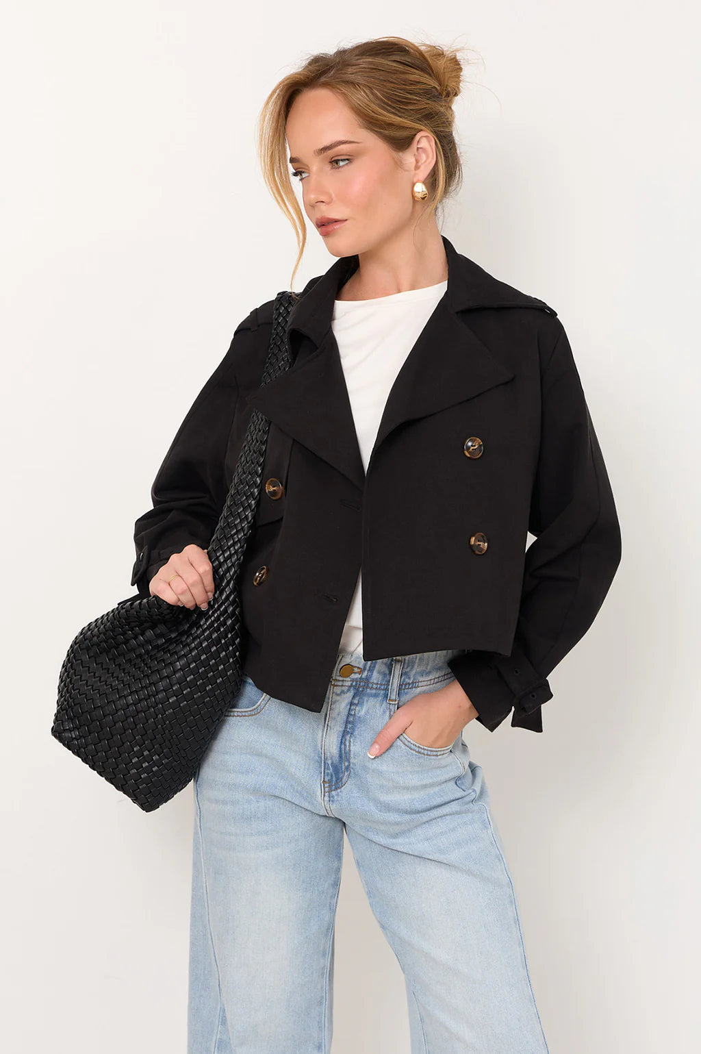 Adorne - Nessa Cropped Trench