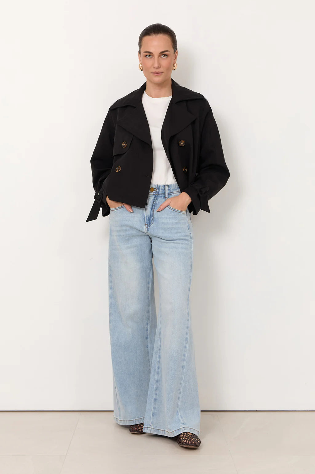 Adorne - Nessa Cropped Trench